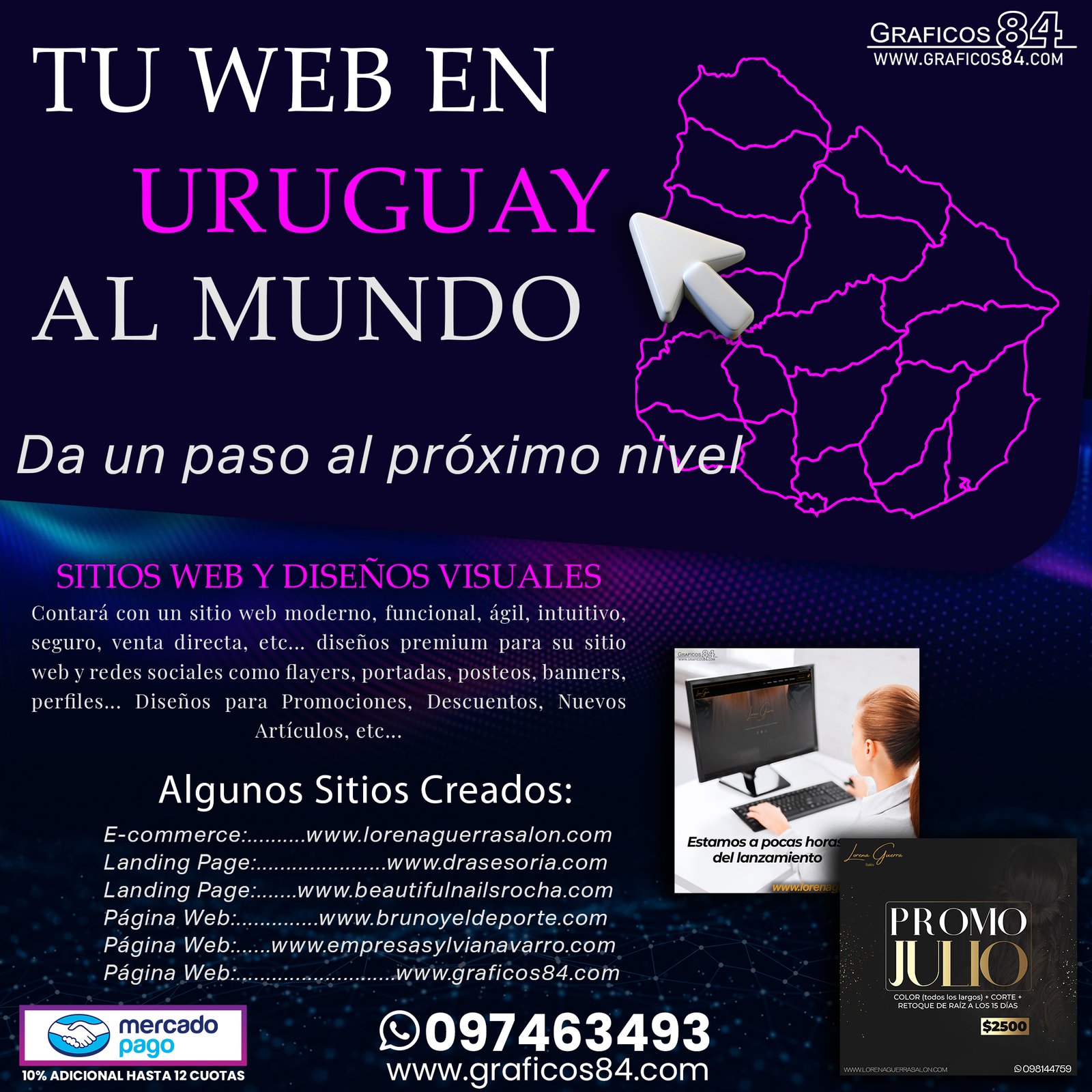 PUBLICIDAD PÁGINA WEB GRÁFICOS84