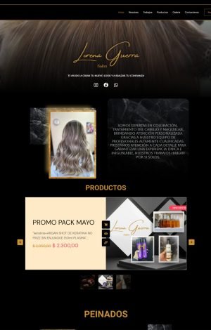 www.lorenaguerrasalon.com